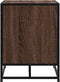 vidaXL - Schoenenbank - 84x40x53,5 - cm - bewerkt - hout - en - metaal - bruin - eiken