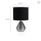 Pauleen Sip of silver - Tafellamp E14 max. 20W - Hoogglans zilver zwart