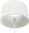 LOURENS - Vloerlamp - Beige/Wit - Polyester