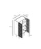 Louvre Highboard - Black Oak