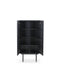 Louvre Highboard - Black Oak