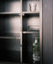 Louvre Highboard - Black Oak
