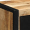 vidaXL - Nachtkastje - 40x35x40 - cm - massief - ruw - mangohout