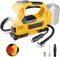Accucompressor voor 18 V accu (zonder accu), draagbare ledlamp, handheld luchtpomp met digitale mano