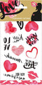 Love Tattoos - Tijdelijke Tattoo - Body Glitter - Plak Tattoos - Nep Tattoo - Fake Tattoo - Liefde - Kinderen en volwassenen - 1 Vel met 12 tattoos