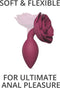 Love to Love - Open Roos Buttplug - Maat M – Rood