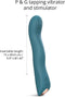 Love to Love - Swap - P-spot & G-spot Vibrator Met Tapping Functie - Blauw