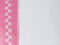 LOVELY - Sierkussen set van 2 - Wit/Roze - 30 x 50 cm - Katoen