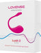 Lovense Lush 2.0 - Draagbare Vibrator - Vibrerend Ei - Roze