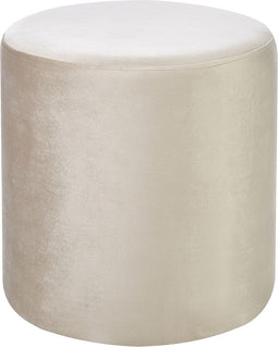 LOVETT - Poef - Beige - Fluweel
