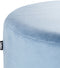 LOVETT - Poef - Blauw - Fluweel