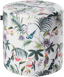 LOVETT - Poef - Meerkleurig - Fluweel