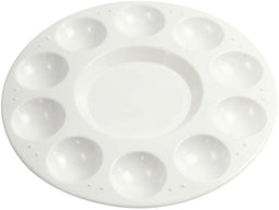 Palet, wit, d: 17 cm, 1 stuk