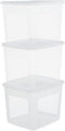 IRIS Clearbox - Opbergbox 30L - Set van 3 - Kunststof (set van 3)