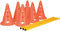 Trixie Dog Activity Hordenset - Agility Training - 6 Pionnen en 3 Stangen - Oranje (3 stuks)