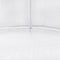 vidaXL - Tuinkas - met - stalen - frame - 28 - m² - 14x2x2 - m - wit