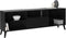 Lowboard TV/Hifi meubel - Zwart decor - L153,5 x H52 x D31,5 cm - Made in Germany