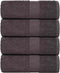 vidaXL - Gastendoekjes - 4 - st - 30x50cm - 360g/m² - 100% - katoen - antracietkleurig