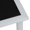 vidaXL - Ligbedden - 2 - st - met - tafel - aluminium - groen