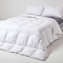 Homescapes Winterdekbed - Donzen dekbed 200x200 cm - Warmteklasse 1-2 - Wit
