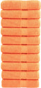 vidaXL - Badhanddoeken - SOLUND - 10 - st - 600 - g/m² - 70x140 - cm - oranje