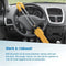 ProPlus Heavy Duty Stuurslot - Airbagslot - Extra Beveiliging - Geel
