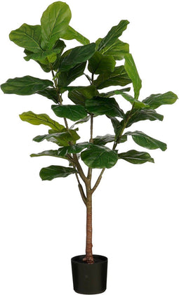 Mica Decorations Ficus Lyrata Kunstplant in Pot - H150 x Ø50 cm - Groen