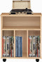 Lp platen opbergkast - boekenkast - opbergen tijdschriften boeken platen - bruin