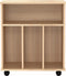 Lp platen opbergkast - boekenkast - opbergen tijdschriften boeken platen - bruin