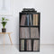 LP vinyl opbergkast - platenkast - lp vinyl rek - platenrek - boekenkast - 8 vakken - zwart