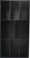 LP vinyl opbergkast - platenkast - lp vinyl rek - platenrek - boekenkast - 8 vakken - zwart