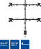 ACT AC8304 - Monitor bureausteun - 4 schermen tot 32 inch - VESA