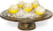Dutchdeluxes - Keramiek - Taartplateau - Platinum Goud - Serveren van hapjes - Groot - 32 cm diameter