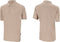 Bamboo Elements - Polo Heren - Korte Mouw - Piqué Stof - Donker Sand Beige L