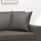 vidaXL - Sierkussens - 2 - st - 40x40 - cm - kunstleer - grijs