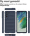 imoshion Hoesje - Geschikt voor Samsung Galaxy S21 FE - EasyGrip Backcover - Donkerblauw