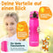 Funkelfuchs® - Drinkfles - Koolzuurhoudend - 500ml - Roze