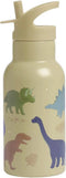 BEAU by Bo A Little Lovely Company Back to school set - Drinkfles RVS/4 Snackdozen/Bentobox - Dinosaurussen