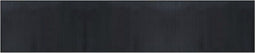 vidaXL - Vloerkleed - rechthoekig - 60x300 - cm - bamboe - zwart