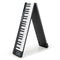 Coast opvouwbaar e-keyboard - 88 verlichte toetsen - zwart