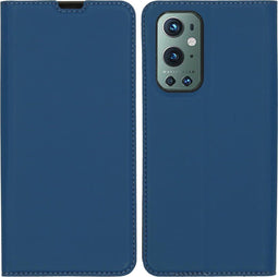 iMoshion Hoesje Geschikt voor OnePlus 9 Pro Hoesje Met Pasjeshouder - iMoshion Slim Folio Bookcase - Donkerblauw