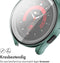 imoshion Screenprotector - Geschikt voor Samsung Galaxy Watch 5 40mm - Full Cover Hard Case / Beschermend Hoesje - Donkergroen