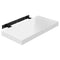 WOLTU RG9477ws - Wandplank - Zwevend - Hoogglans wit - 50 x 22,9 x 3,8 cm