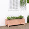 vidaXL - Plantenbak - verhoogd - 119,5x40x39 - cm - massief - douglashout