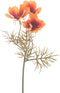 Kunstbloem cosmos orange, 28 cm