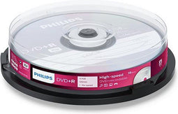 Philips DR4S6B10F - DVD+R - 4,7GB - Speed 16x - Spindle (10 stuks)
