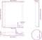 vidaXL - Eettafelpoten - 2 - st - U-vormig - 60x(72-73) - cm - staal - wit