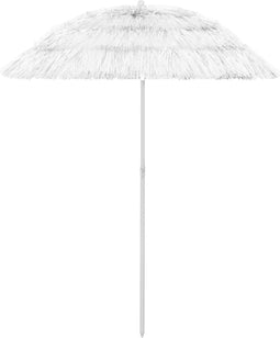 vidaXL - Strandparasol - Hawaï - 180 - cm - wit