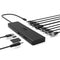 Port Designs 901906-W - USB-C Triple Screen Travel Docking Station - 11 aansluitingen - tot 4K