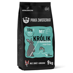 Voer Paka Zwierzaka Rabbit with salmon M Konijn 9 kg